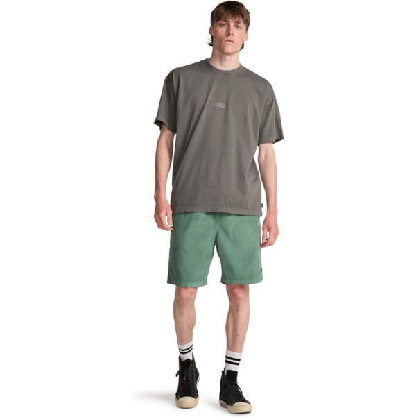 2026 Billabong Mens Og Wave Short Sleeve Knit Top EBYKT00113 - Pewter